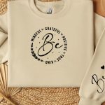 Be mindful grateful positive true kind Sleeve Svg Design Cheap - Image 3
