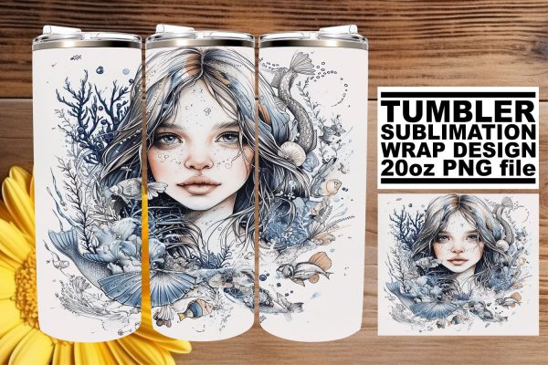 Dreamy Oceanic Siren Sublimation Pack Bundle Fashion