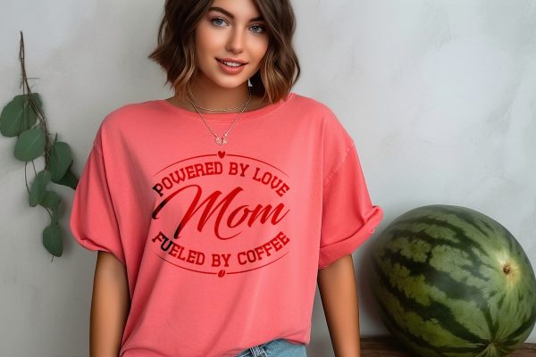 Powered By Love Mom Svg Png Files, Funny Mom Svg, Mom Life svg, Mothers Day Svg, Mom Svg, Mom Mode Svg, Mom Shirt, Boy Mom Svg, Girl Mom Svg on Sale - Image 4