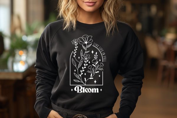 Live Life in Full Bloom SVG Cut File Cheap - Image 3