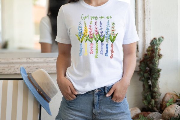God Says You Are PNG Sublimation Design Online - Image 4