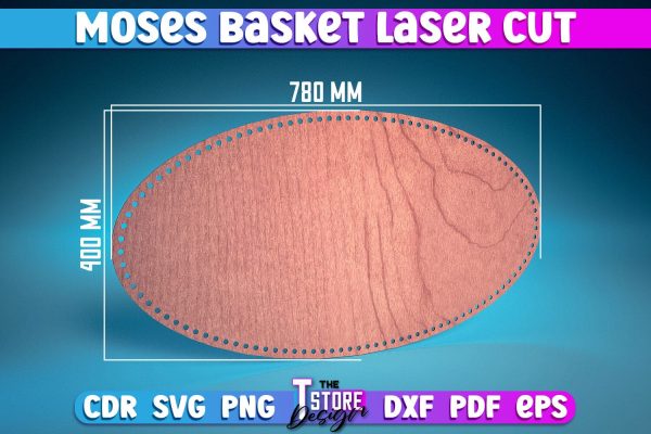 Moses Basket Laser Cut | Baby Design Laser Cut Design | CNC Files Cheap - Image 5