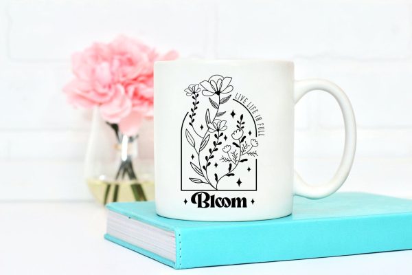 Live Life in Full Bloom SVG Cut File Cheap - Image 5