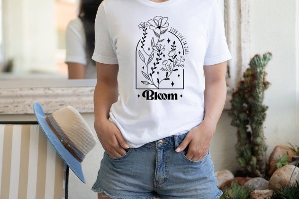 Live Life in Full Bloom SVG Cut File Cheap - Image 4