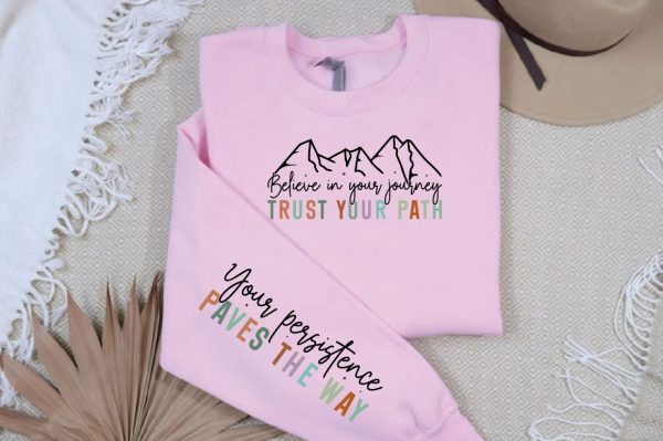 Believe in your journey trust your path Sleeve SVG Design on Sale - Image 2