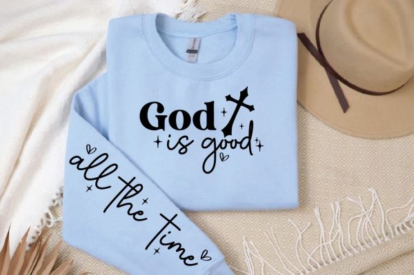 God is good Sleeve SVG Design on Sale - Image 2