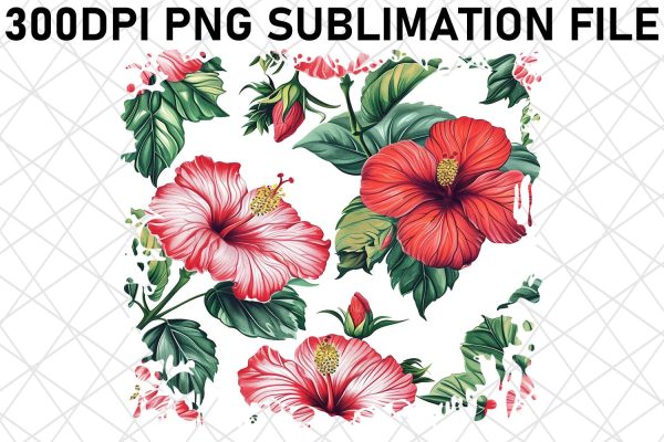 Springtime Garden Sublimation Pattern, Radiant Petal PNG Design, Vibrant Blooms, Spring Delight Hot on Sale