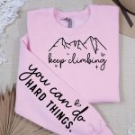 Keep climbing  Sleeve SVG Design For Discount - Image 3