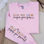 Chase your dreams conquer your fears Sleeve SVG Design Discount - Image 2