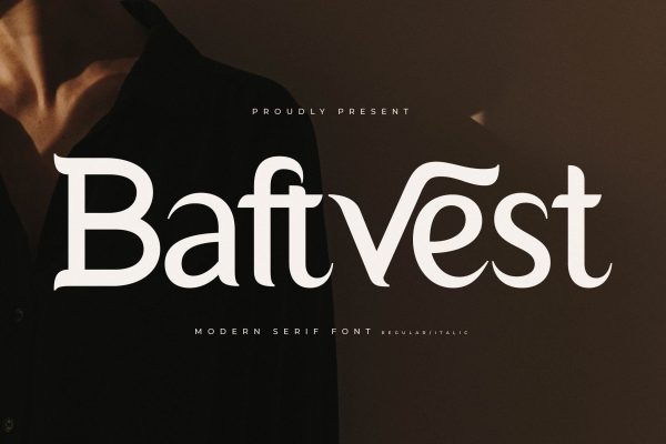 Baftvest Modern Serif Font Supply