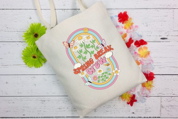 Spring Break Crew | Retro Spring Sublimation Online Sale - Image 4
