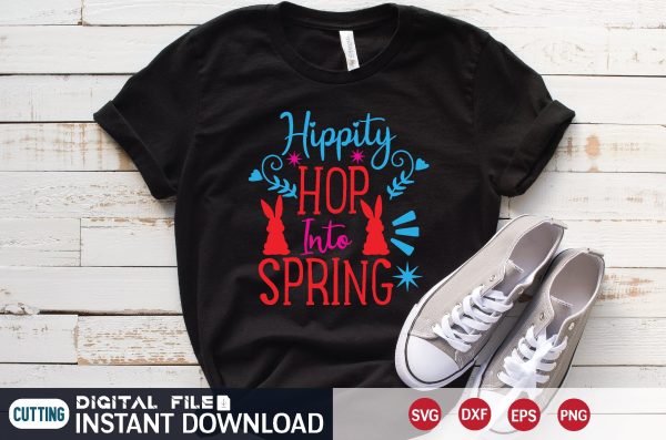 Hippity Hop Into Spring svg Discount