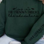 Leap into the unknown embrace the adventure Sleeve SVG Design Discount - Image 2