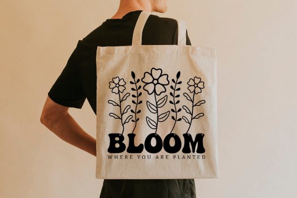 Bloom Where You Are Planted SVG Cut File For Sale - Image 2