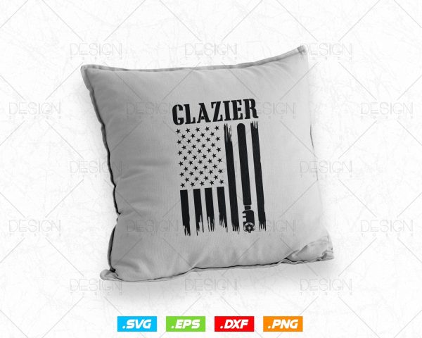 Patriotic Glassworker USA Flag Glazier Svg Png, Glazer, Glass Worker, Fathers Day Svg, Svg Files for Cricut Silhouette, Instant Download Cheap - Image 4