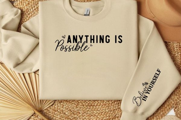 Anything is possible Sleeve Svg Design For Discount - Image 3