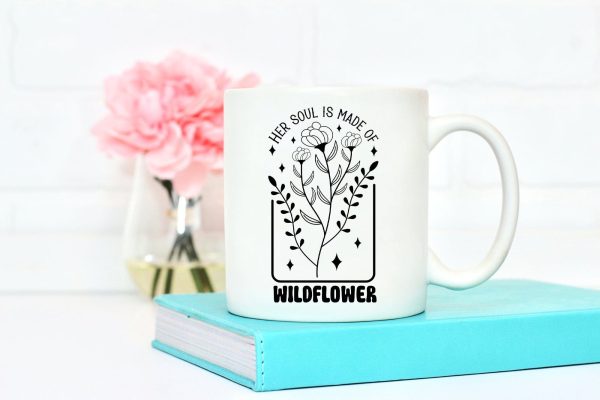 Her Soul is Made of Wildflower SVG For Sale - Image 5