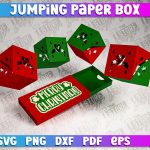 Jumping Paper Box SVG Design | Pop Up Paper Box | SVG File Cheap - Image 2