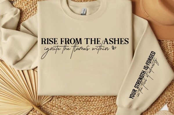 Rise from the ashes, ignite the flames within Sleeve SVG Design Discount - Image 2