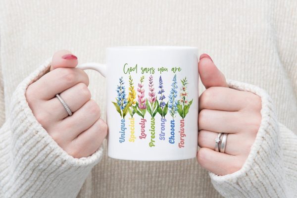 God Says You Are PNG Sublimation Design Online - Image 5