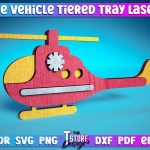 Rescue Vehicle Tiered Tray | Rescue Vehicle Tiered Tray Laser Cut Design | CNC Files For Sale - Image 2