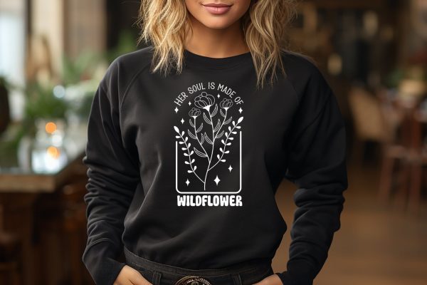 Her Soul is Made of Wildflower SVG For Sale - Image 3