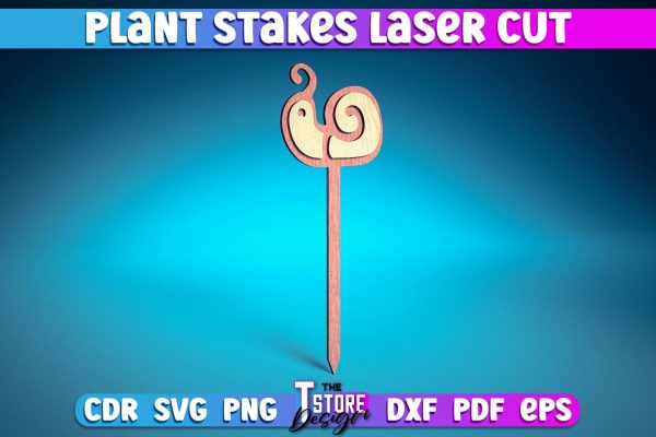 Plant Stakes Laser Cut | Laser Flower Stakes Design | CNC Files For Discount
