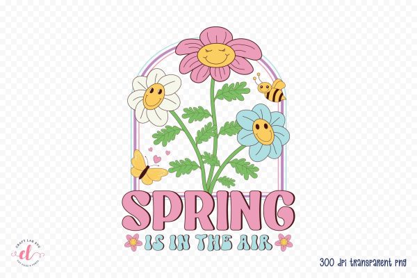 Spring is in the Air, Retro Spring Sublimation Online Sale