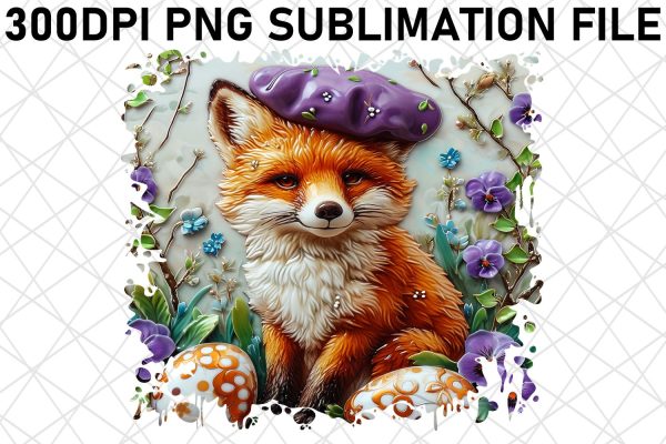 Festive Springtime 3D Critter PNG For Sale