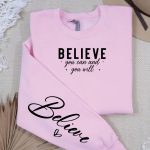 Believe you can and you will Sleeve Svg Design Online now - Image 2