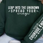 Leap into the unknown spread your wings  Sleeve SVG Design Online Hot Sale - Image 3
