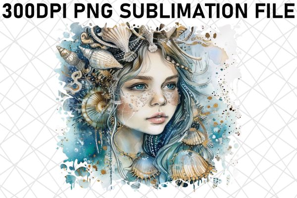Tranquil Dreamy Mermaid PNG Bundle Collection For Cheap