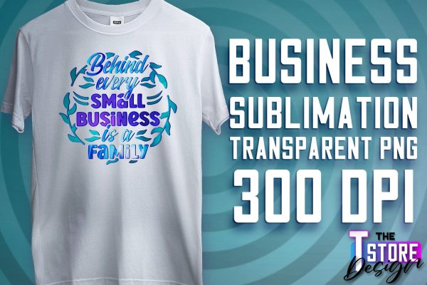Business Sublimation | T-Shirt Design | Business Quotes Print PNG | PNG File v.2 on Sale