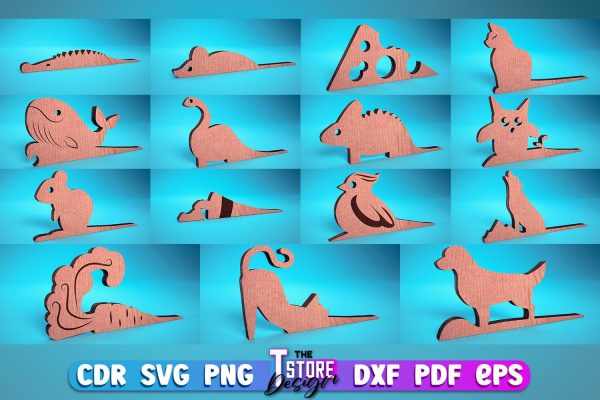 Door Stop Laser Cut | Animal Door Stop Laser Cut SVG Design | CNC Files Cheap - Image 2
