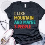 I Like Mountain And Maybe 3 People SVG PNG PDF Cut File Sale - Image 2