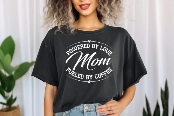 Powered By Love Mom Svg Png Files, Funny Mom Svg, Mom Life svg, Mothers Day Svg, Mom Svg, Mom Mode Svg, Mom Shirt, Boy Mom Svg, Girl Mom Svg on Sale