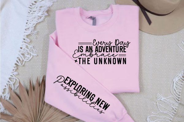 Every Day is an Adventure Embrace the Unknown Sleeve Svg Design Hot on Sale - Image 3
