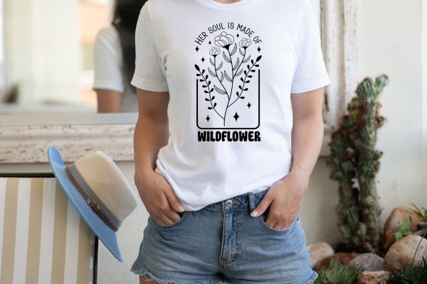 Her Soul is Made of Wildflower SVG For Sale - Image 4