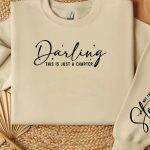 Darling this is just a chapter Sleeve Svg Design Online Sale - Image 3