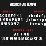 Abutcin - Movie Display Font For Cheap - Image 3