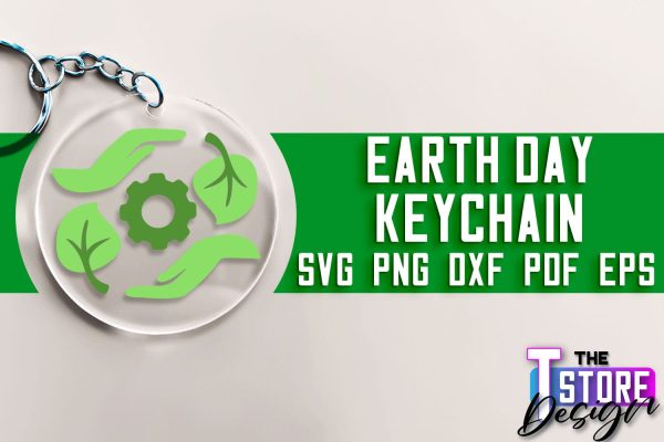 Earth Day Keychain SVG Design | Earth SVG Quotes | Keychain Design For Cheap