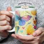 Kindness Changes Everything Butterfly Sublimation Mug Design Online now - Image 2