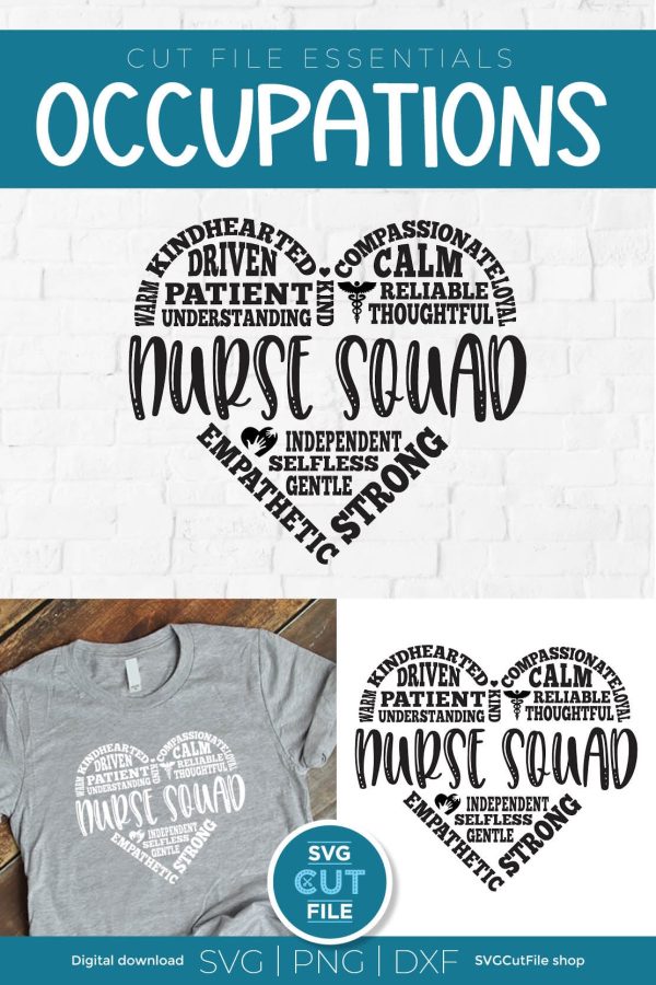 Nurse squad svg for your whole RN LPN or NP team For Cheap - Image 4