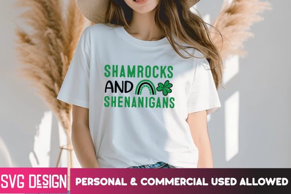 Shamrocks And Shenanigans SVG Cut File, Shamrocks And Shenanigans Sublimation PNG,St.Patrick s Day SVG Design , Happy St.Patrick s Day SVG Cut File Cheap