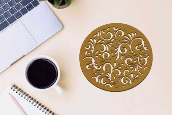 Flower Cupcoasters Bundle, Onelayered Template Supply - Image 5