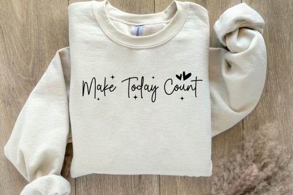Make today count  Sleeve SVG Design Cheap - Image 2