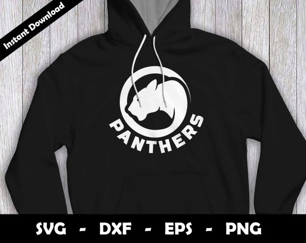 Panthers SVG Cut File, Panthers logo SVG Design, Panthers Football Mascot, T-Shirt Sublimation Design Png Online - Image 3