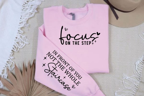 Focus on the step   Sleeve SVG Design Online - Image 2
