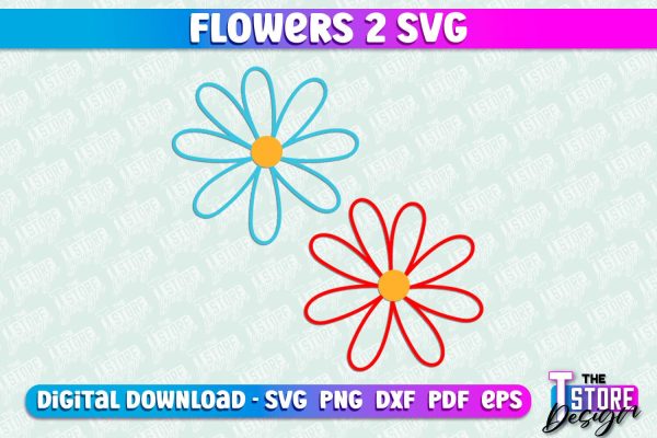 Flower SVG Design | Flower Templates | Leaf & Botanical Elements v.2 Discount - Image 5