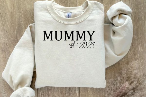 Mummy est . 2024 Sleeve Svg Design For Discount - Image 2